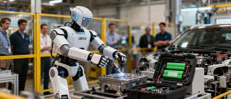 روبوتات UBTECH تدخل خطوط الإنتاج.. خطوة عادية أم بداية تحول أكبر؟