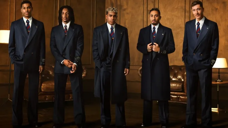 أناقة البلاوغرانا: برشلونة يتعاون مع AMIRI لتصميم ملابسه الرسمية حتى 2030