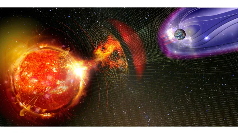 كيف يؤثر ضعف المجال المغناطيسي للأرض على الأقمار الصناعية؟