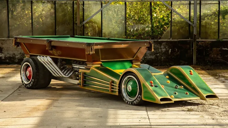 طاولة بلياردو على عجلات.. سيارة ذا بول هاسلر تعرض للبيع