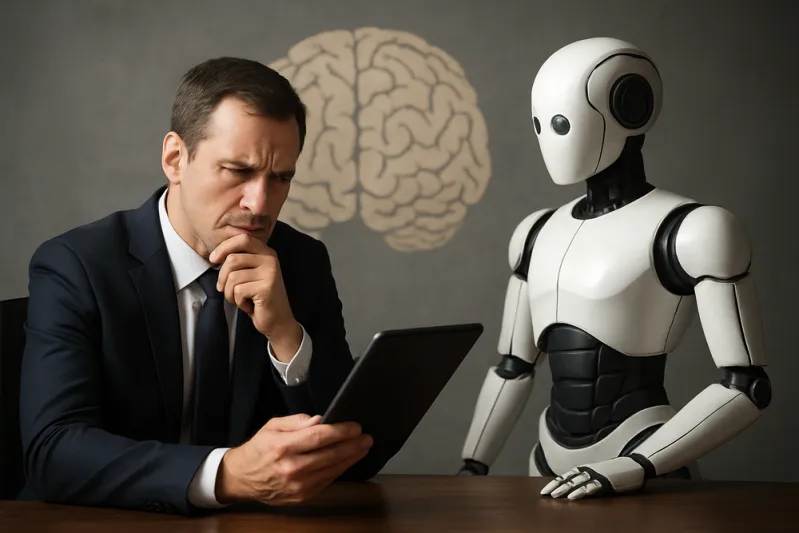 مفارقة الذكاء الاصطناعي: هل نفقد حدسنا القيادي عندما نفوض التفكير للآلة؟