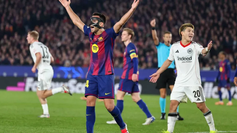 كامب نو يشهد الرعب مجددًا: جمهور فرانكفورت يتجاوز قيود برشلونة