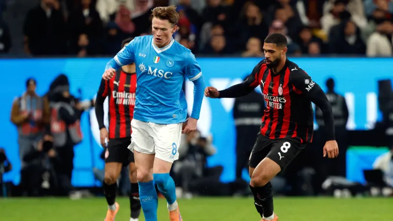 نابولي ضد بولونيا.. القنوات الناقلة وملامح تشكيل الفريقين في نهائي السوبر الإيطالي