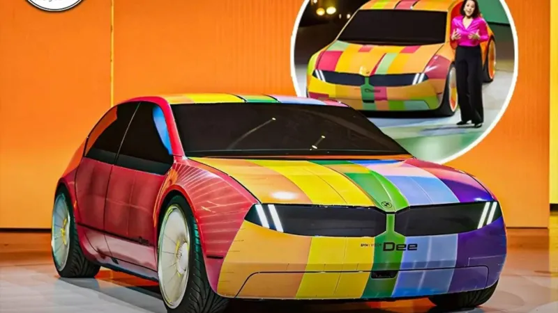 بي إم دبليو تكشف عن i Vision Dee: سيارة كهربائية مستقبلية ذكية بهيكل متغير اللون