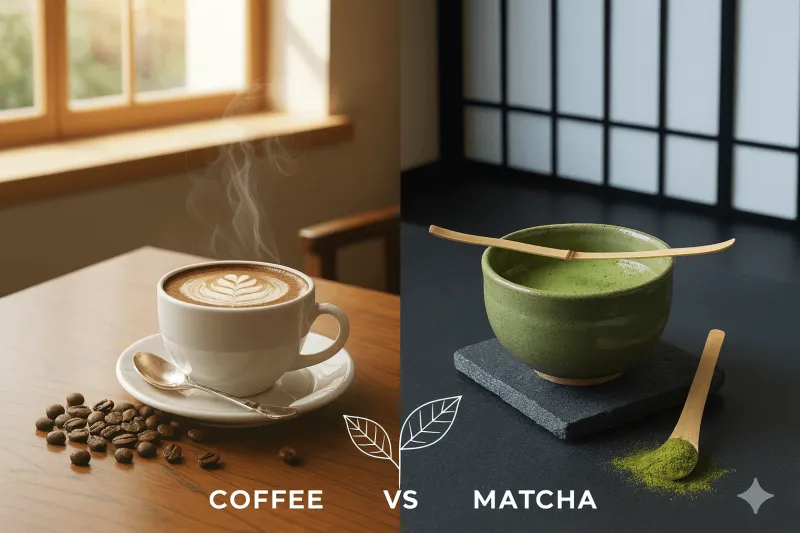 بين القهوة والماتشا: أيهما يُمهّد طريقك إلى الرشاقة؟