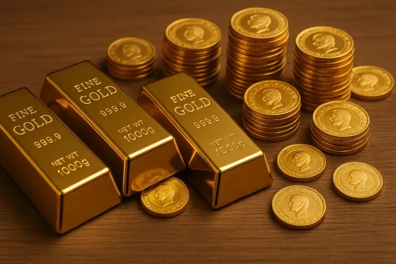 ارتفاع أسعار الذهب بالسعودية اليوم الاثنين 8 ديسمبر 2025