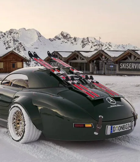 إعادة إحياء أيقونة مرسيدس 300 SL بتصميم Ski Edition الجديد والمميز