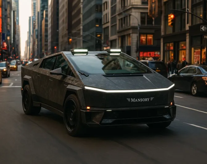 تسلا سايبرتراك ترتدي أغلى لوحة أرقام وتجذب الأنظار في دبي (فيديو)