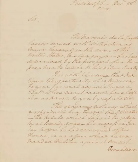 مراسلة تاريخية من جورج واشنطن في مزاد نادر.. تعرف على قيمتها ولمن وجهها؟