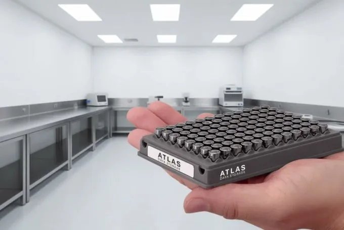 Atlas تكسر الحدود: أول وسيلة تجارية لتخزين البيانات داخل الحمض النووي