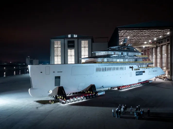 أول يخت من طراز Oceanco Simply Custom بطول 80 مترًا ينتقل إلى مرحلة التجهيز