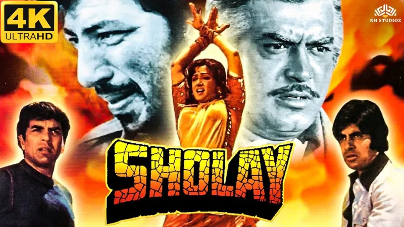 بعد نصف قرن… إطلاق النسخة الأصلية الكاملة لفيلم Sholay بتقنية 4K (فيديو)
