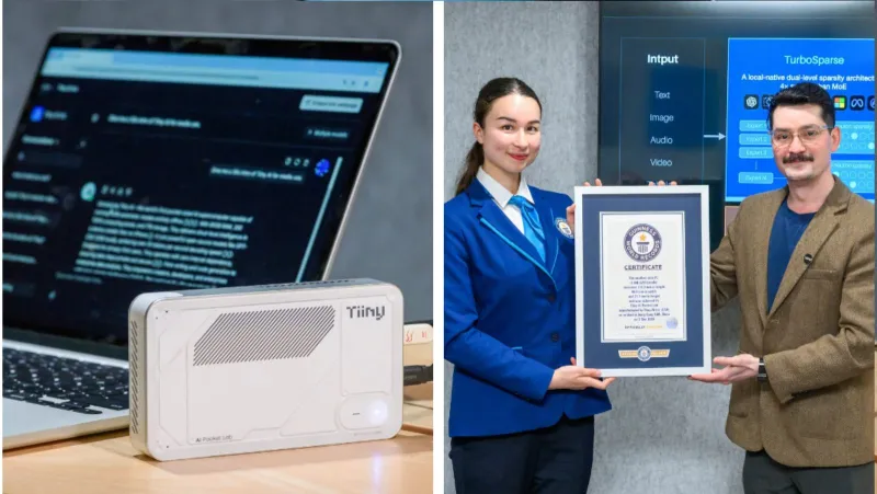 بحجم الهاتف فقط.. أصغر حاسوب في العالم يحطم رقمًا قياسيًا عالميًا