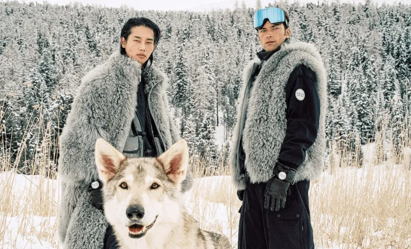 الرجل المغامر...  صيحات تتوهّج فوق القمم البيضاء