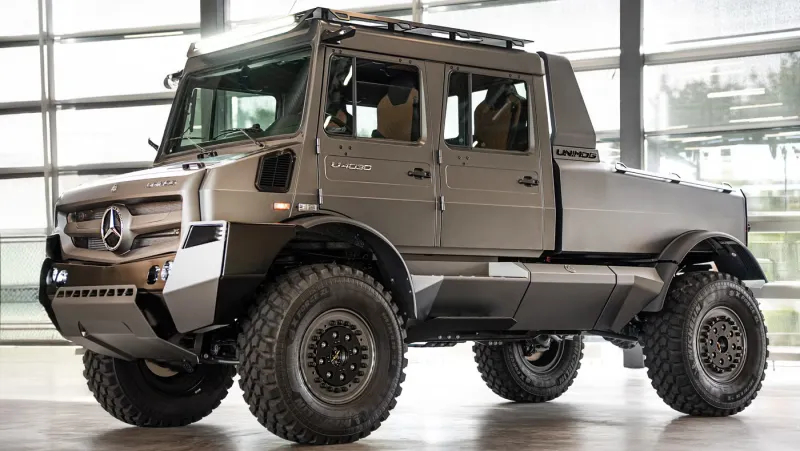 مرسيدس-بنز أونيموغ: ثمانون عامًا من الصلابة تُتوَّج برؤية هندسية معاصرة