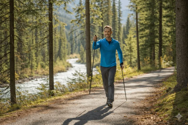  المشي النوردي: طريقة مبتكرة لتحسين لياقة جسمك بالكامل