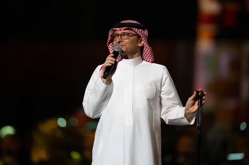 بروفات مكثفة لعبدالمجيد عبدالله استعدادًا لحفل عُمان (فيديو)