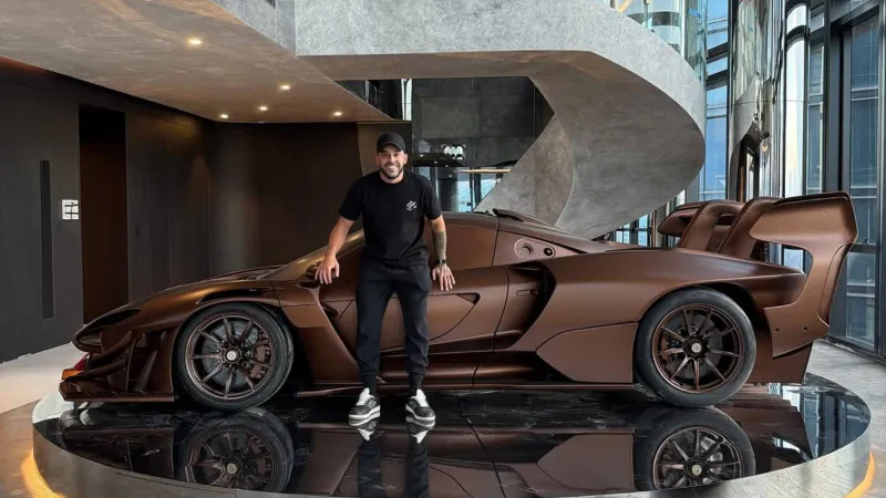 ماكلارين سينا تحلق فوق ناطحات السحاب.. كيف استقرت في الطابق 57؟ (صور)