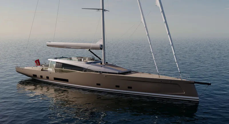 اليخت الشراعي CO.ONE 140 في الأفق.. تحفة "كونراد" المنتظرة تبحر عام 2027