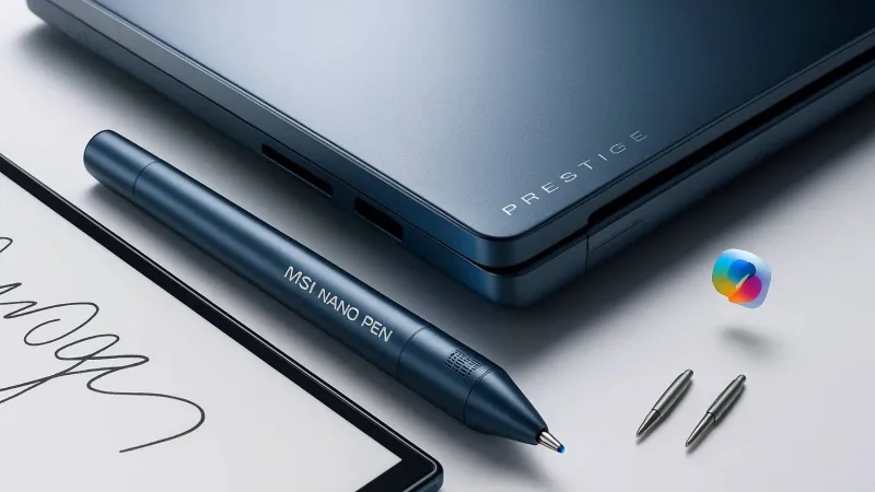MSI Nano Pen يجمع القلم والذكاء الاصطناعي في شيء واحد