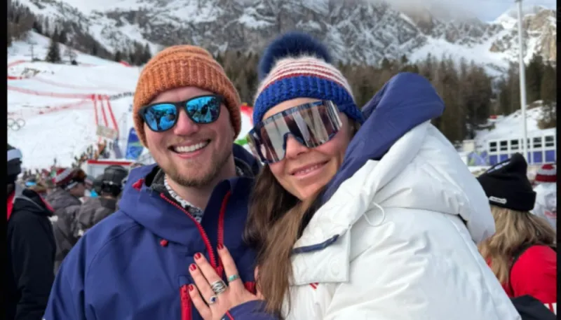 لحظة رومانسية على حلبة الأولمبياد الشتوية.. طلب زواج بعد خسارة الميدالية