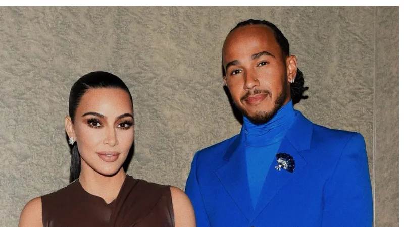 عطلة غير عادية.. ماذا وراء لقاء لويس هاميلتون وكيم كارداشيان؟