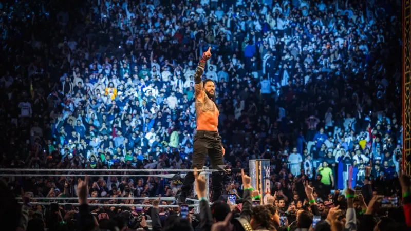 اختتام مبهر لعرض "رويال رامبل" 2026 في الرياض بانتصار رومان رينز وليف مورغان 
