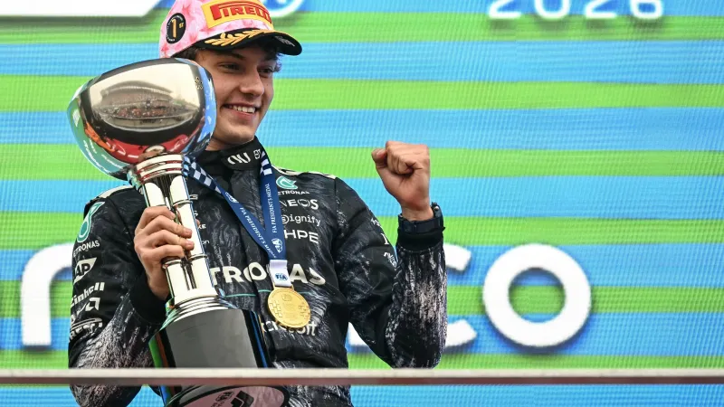 كيمي أنتونيللي.. أصغر متصدّر لبطولة الفورمولا  1 في اليابان (فيديو)