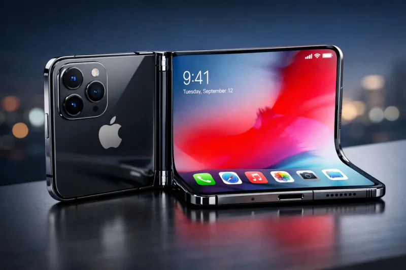 وداعًا للتجاعيد.. أبل تكشف تصميم شاشة آيفون القابل للطي