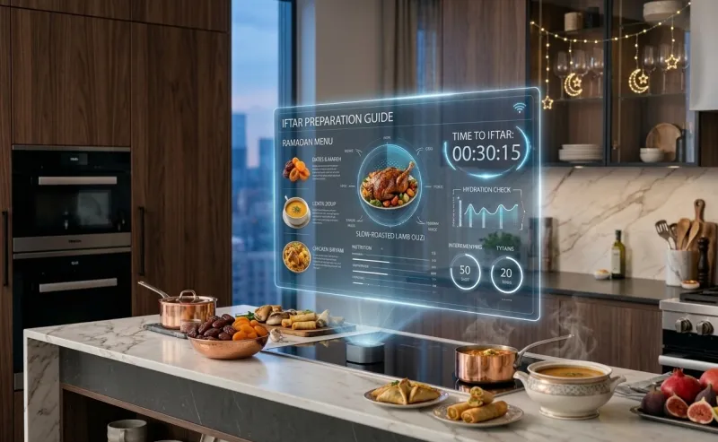 مطبخ رمضان في عصر التقنية: كيف غيّرت الأجهزة الذكية طريقة إعداد الإفطار؟