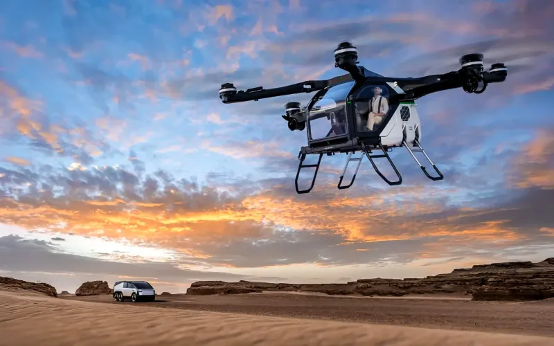 رؤية Xpeng لمستقبل التنقل: سيارة تحمل طائرة