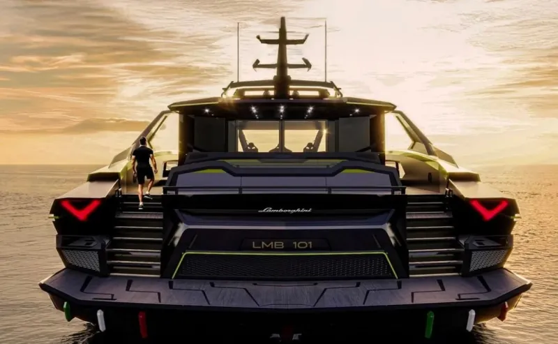 يخت لامبورغيني يلفت الأنظار بتصميم رياضي يشبه السيارات الخارقة (فيديو)