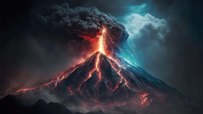 هل كادت البراكين أن تمحو البشر؟ اكتشاف علمي يغيّر القصة 