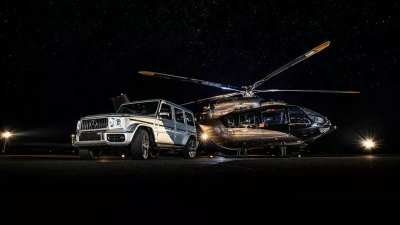 من الأرض إلى السماء.. مايباخ تحلق داخل مروحية إيرباص (فيديو)