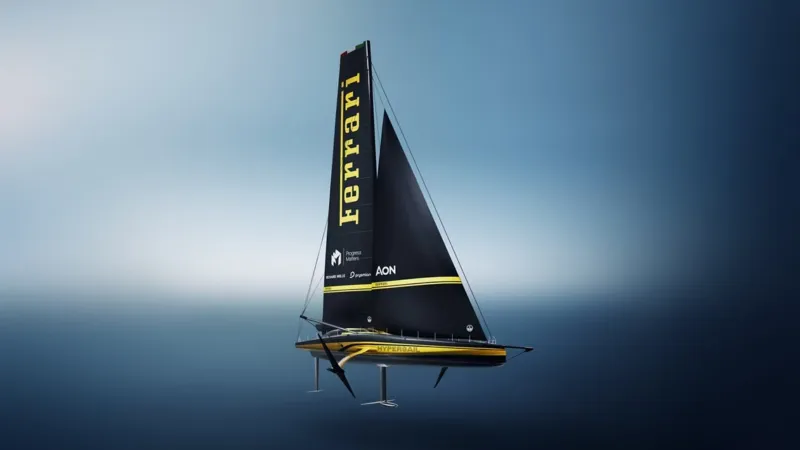 فيراري تكشف عن يخت  Hypersail بتصميم مبتكر (فيديو)