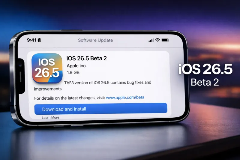 آبل تطلق الإصدار التجريبي iOS 26.5 Beta2 مع مزايا جديدة.. تعرف عليها