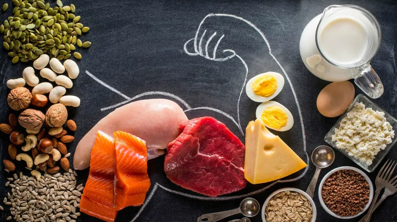 كيف تتناول ما يكفي من البروتين لعضلاتك دون مكملات؟