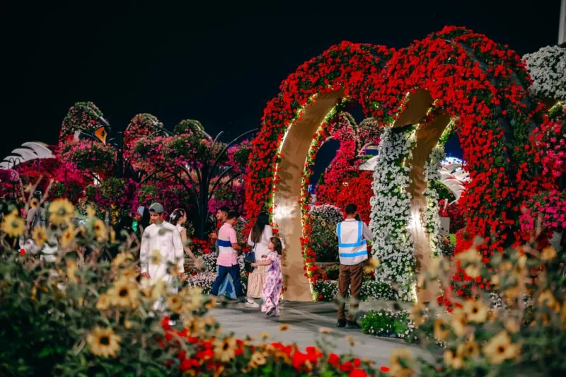 "بوليفارد فلاورز" تستقبل الزوار بأكبر حديقة للزهور الطبيعية على مستوى العالم