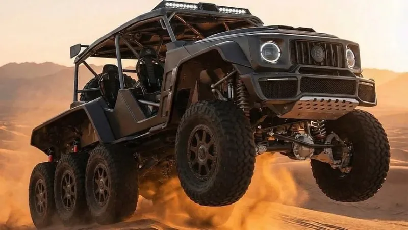 ثماني عجلات وهيبة مطلقة.. Brabus Crawler 8×8 تعيد تعريف وحوش الطرق الوعرة