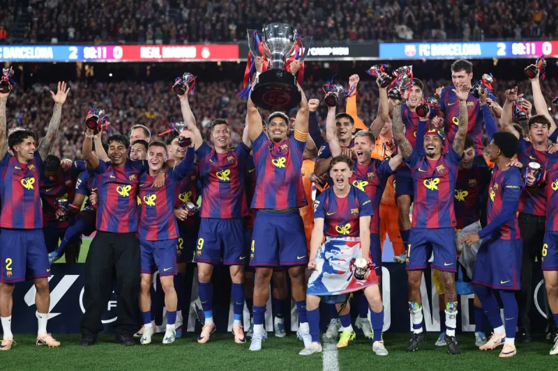 أرقام استثنائية وتاريخية.. برشلونة يكتب فصلًا جديدًا في تتويج الدوري الإسباني