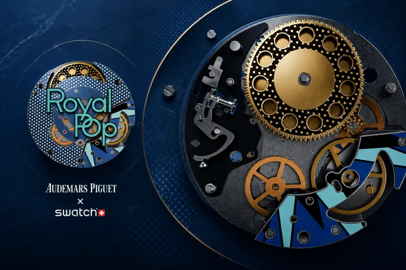 Swatch وAudemars Piguet تكشفان عن تعاون جديد تحت عنوان Royal Pop