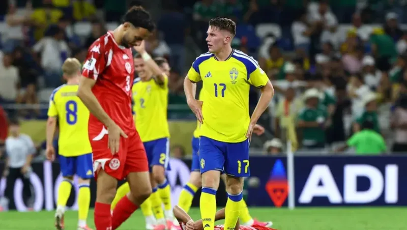 بعد خماسية السويد.. أرقام تاريخية تلاحق منتخب تونس في كأس العالم