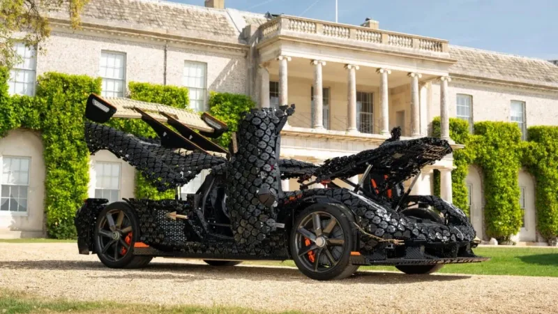 LEGO Koenigsegg Sadair’s Spear تكتب رقمًا قياسيًا جديدًا على مسار غودوود