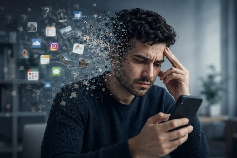 فقدان الذاكرة الرقمية.. لماذا لم نعد نتذكر كما كنا؟