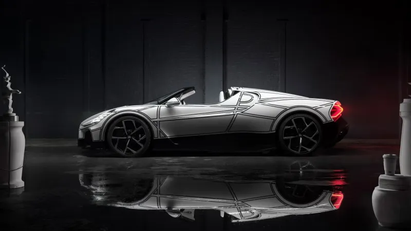 رصد Bugatti Mistral Blanc Éternel في موناكو.. تعرّف على قصة أفخم إصدار خاص من بوغاتي