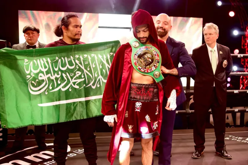 سليمان أبار يكتب التاريخ.. أول سعودي يتوج بلقب WBC آسيا للملاكمة
