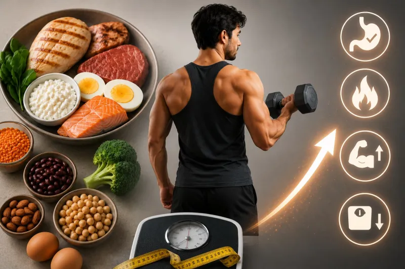 متى يمكنك رؤية النتائج عند اتباع نظام غذائي غني بالبروتين؟