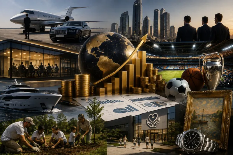رقم قياسي.. عدد مليارديرات العالم يرتفع إلى 3795 بثروة 15.1 تريليون دولار
