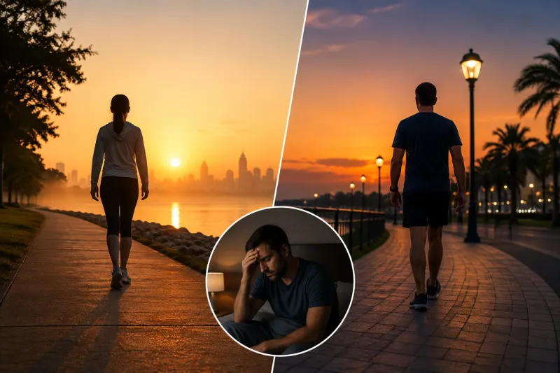 في الطقس الحار.. ما أفضل وقت للمشي دون إرهاق جسمك؟