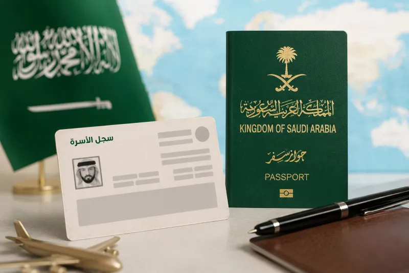 الجوازات: سجل الأسرة لا يُستخدم للسفر خارج المملكة